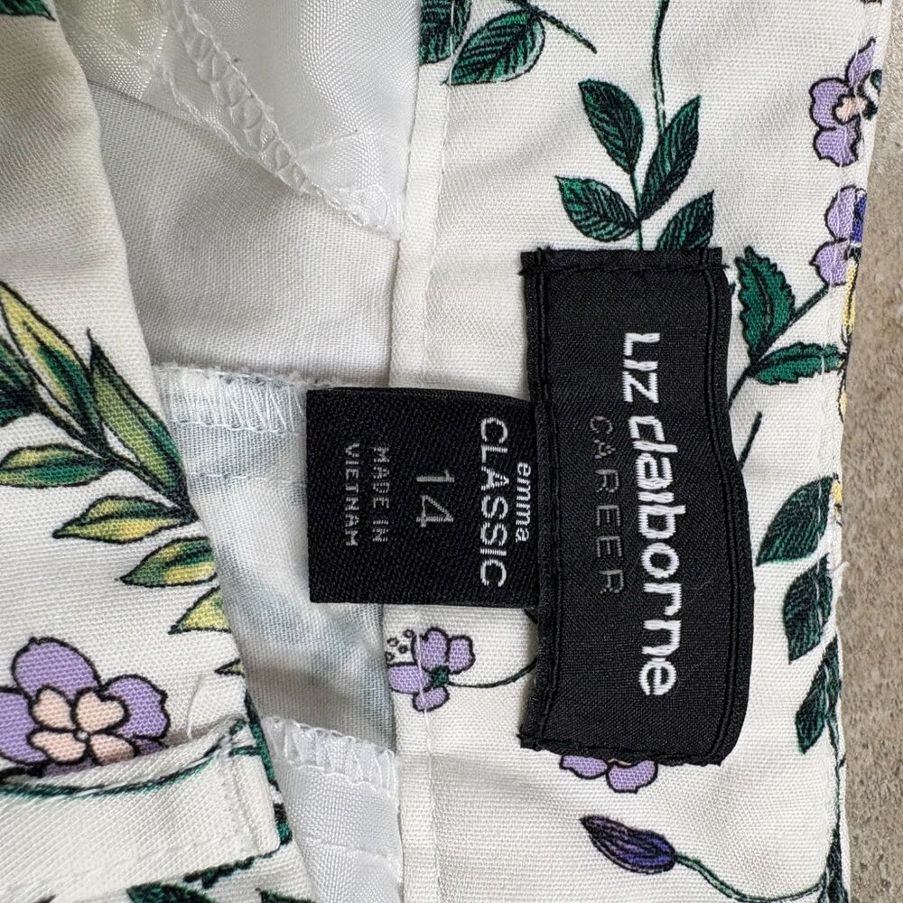 Liz Claiborne Cropped Dress Pants - Picture 2 of 4